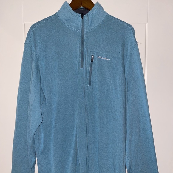 Eddie Bauer 1/4 Zip Travex Green Men’s Pullover